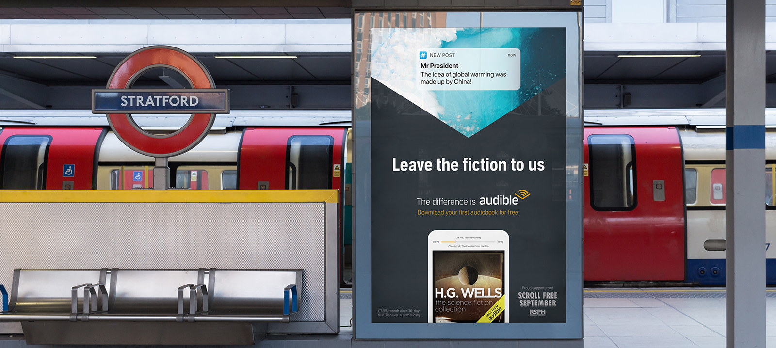 Audible OOH Posters hero image